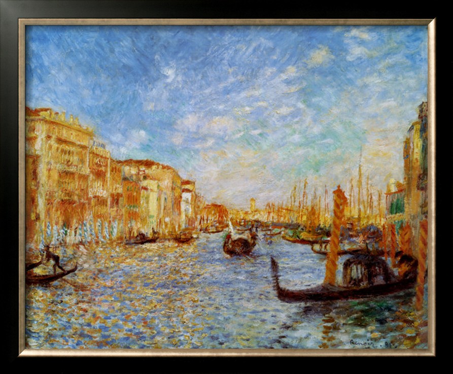 Grand Canal Venice - Pierre-Auguste Renoir painting on canvas